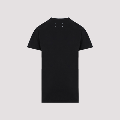 Shop Maison Margiela Cotton T-shirt Tshirt In Black