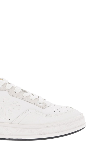 Shop Premiata Sneakers Quinnd In White/black