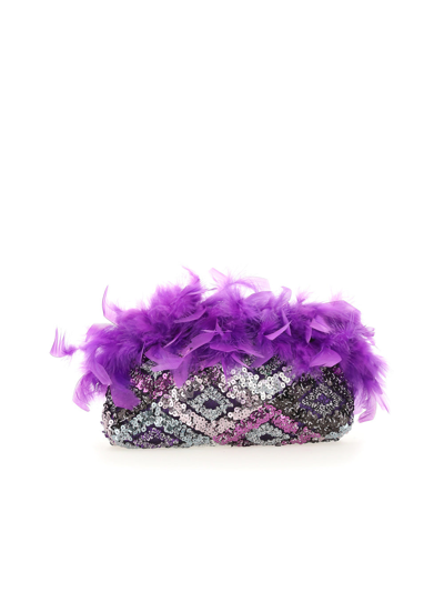 Shop Rosantica Clutches In Purple