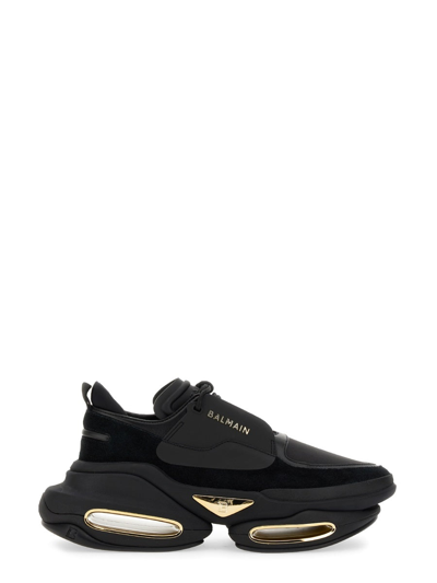 Shop Balmain Sneaker B-bold In Black