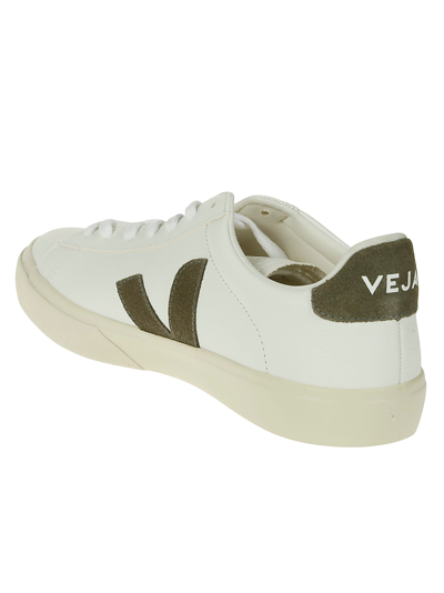 Shop Veja Flat Shoes Green