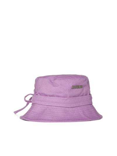 Shop Jacquemus Hat In Lilac