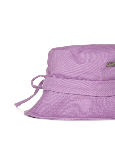 Shop Jacquemus Hat In Lilac