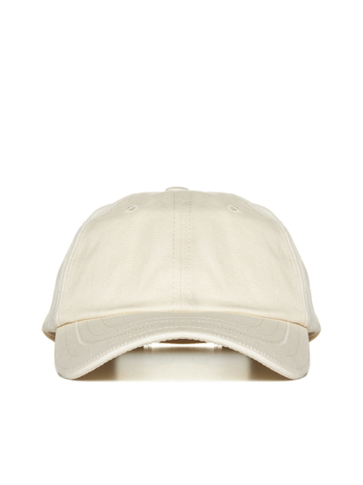 Shop Jacquemus Hat In Off White