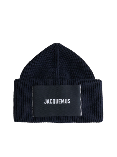 Shop Jacquemus Hat In Navy