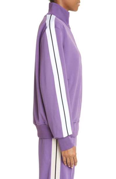 Shop Palm Angels Classic Track Jacket In Purple Butter