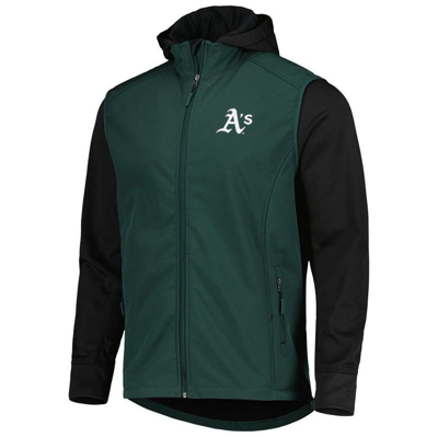 Shop Dunbrooke Green/black Oakland Athletics Alpha Full-zip Jacket