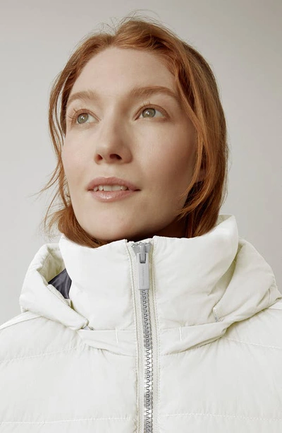 Canada Goose Aurora Hooded 750 Fill Power Down Parka In North Star White