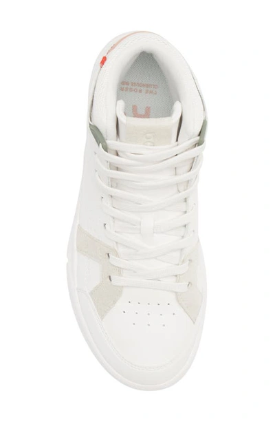 Shop On The Roger Clubhouse Sneaker In White/ Rose