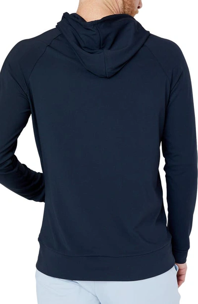 Redvanly Larkin Stretch Golf Hoodie In Tuxedo