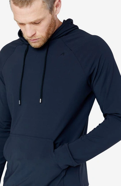 Redvanly Larkin Stretch Golf Hoodie In Tuxedo