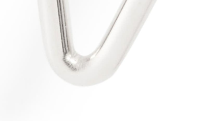 Nashelle Geo Hoop Earrings In Sterling Silver