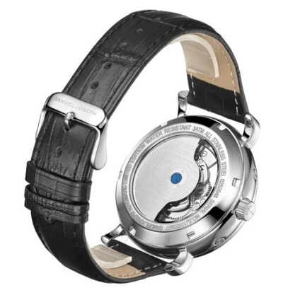 Pre-owned Samuel Joseph Bespoke Edition Steel & Grey Automatic Designer Mens Watch 0252846