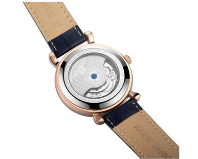 Pre-owned Samuel Joseph Limited Edition Rose & Black Automatic Designer Mens Watch