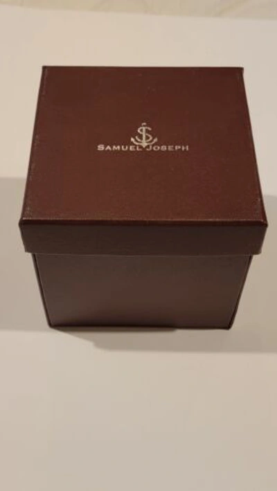 Pre-owned Samuel Joseph Limited Edition Rose & Black Automatic Designer Mens Watch