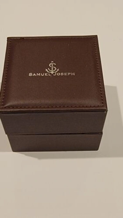 Pre-owned Samuel Joseph Limited Edition Rose & Black Automatic Designer Mens Watch