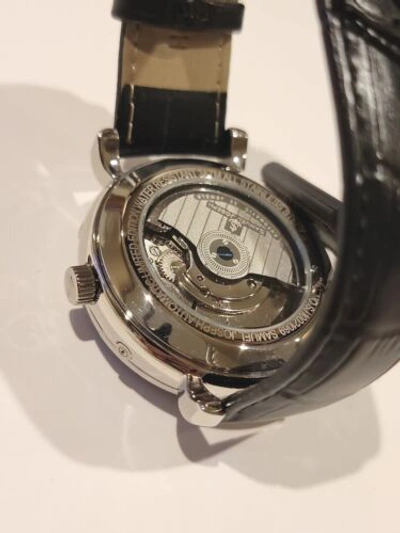 Pre-owned Samuel Joseph Limited Edition Steel & Black Automatic Designer Skele Mens Watch