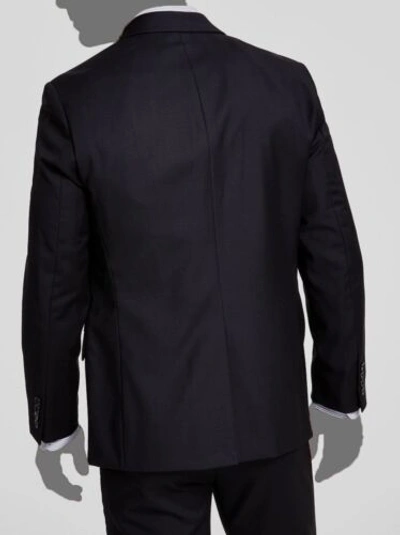 Pre-owned Lauren Ralph Lauren $640 Ralph Lauren Men's Black Ultraflex Classic-fit Wool 2-piece Suit Size 41r