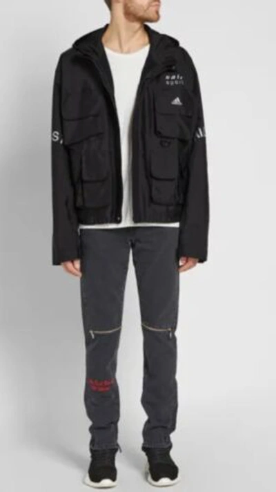 Pre-owned Adidas Originals Yeezy Adidas Season 5 Calabasas Sport Parka Coat  Black M Made In Italy $650 | ModeSens