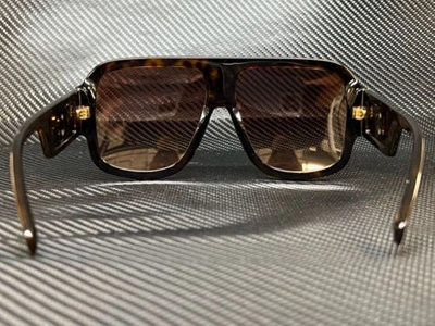 Pre-owned Dolce & Gabbana Dg4401 502 13 Havana Square 58 Mm Men's Sunglasses