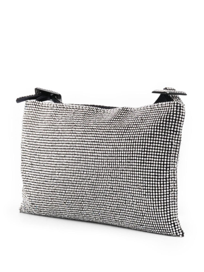 Shop Benedetta Bruzziches Your Best Friend La Grande Crystal-embellished Handbag In White