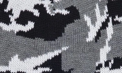 Shop Ugg Camo Print Wool Blend Beanie In Black Camo