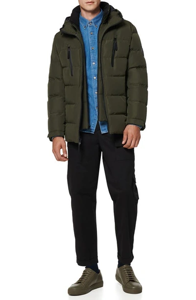 Shop Marc New York Montrose Water Resistant Quilted Coat In Forest