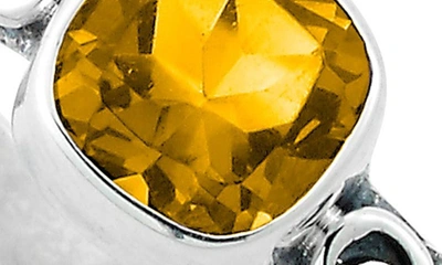 Samuel B. Sterling Silver Citrine Ring In Yellow