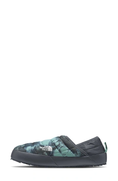 Shop The North Face Thermoball™ Traction Water Resistant Slipper In Wsb Ice Dye Print/ Vnds Gry