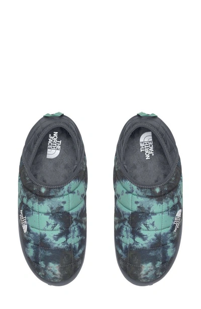 Shop The North Face Thermoball™ Traction Water Resistant Slipper In Wsb Ice Dye Print/ Vnds Gry