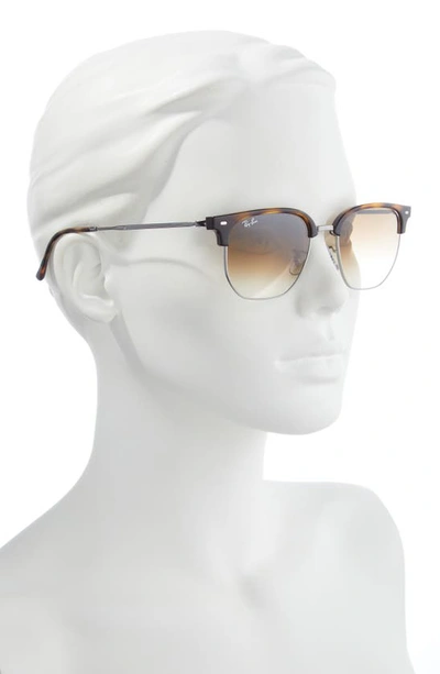 Ray Ban Clubmaster 53mm Square Sunglasses In Havana