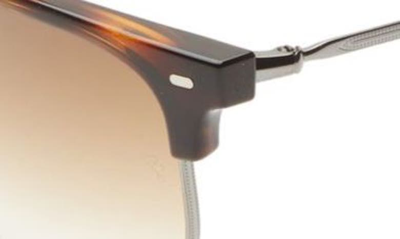 Ray Ban Clubmaster 53mm Square Sunglasses In Havana