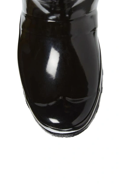 Hunter Original Gloss Rain Boot In Black