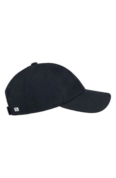 Shop Varsity Headwear Wool Baseball Cap In Black