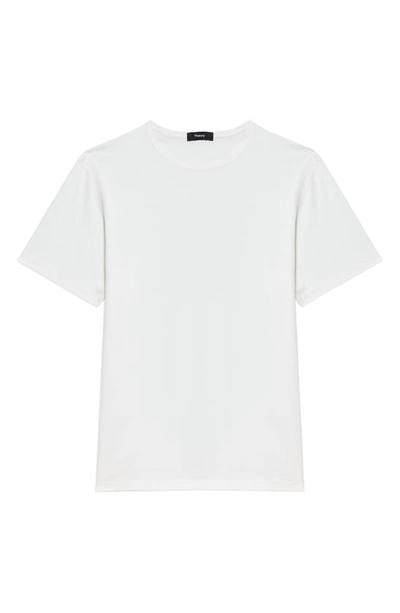 Shop Theory Precise Luxe Cotton Jersey Tee In White - 100