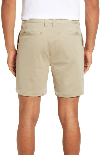 Rhone Flat Front Resort Shorts In Khaki