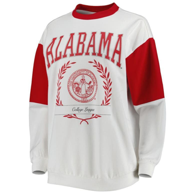 Shop Gameday Couture White Alabama Crimson Tide It's A Vibe Dolman Pullover Sweatshirt