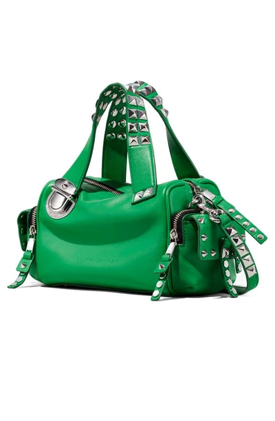 Shop Marc Jacobs The Mini Satchel Bag In Fern Green