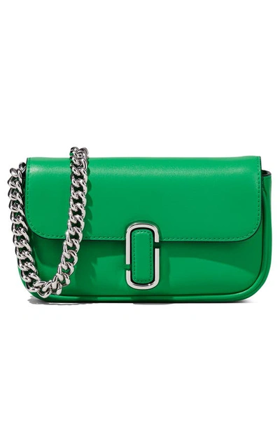 Shop Marc Jacobs The J Marc Mini Shoulder Bag In Fern Green
