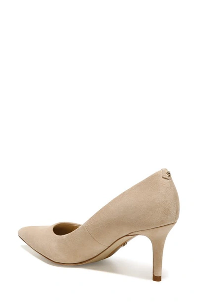 Shop Sam Edelman Vienna Pointed Toe Pump In Cappuccino