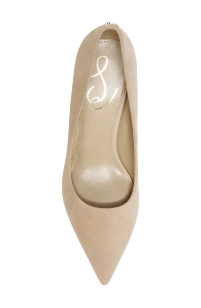 Shop Sam Edelman Vienna Pointed Toe Pump In Cappuccino