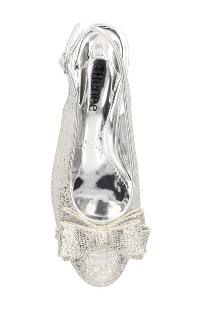 Shop J. Reneé Tanay Slingback Pump In Silver