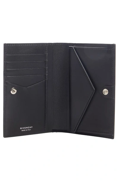 Shop Givenchy Antigona Leather Bifold Wallet In Black