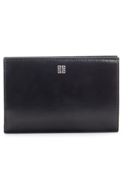 Shop Givenchy Antigona Leather Bifold Wallet In Black