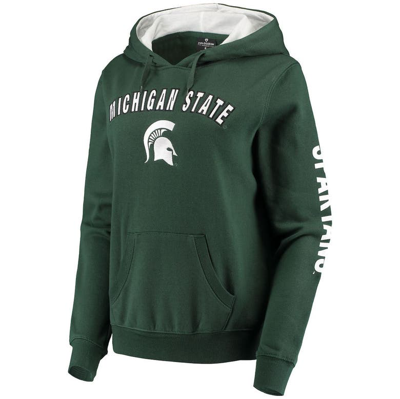 Colosseum Green Michigan State Spartans Loud And Proud Pullover Hoodie In Green
