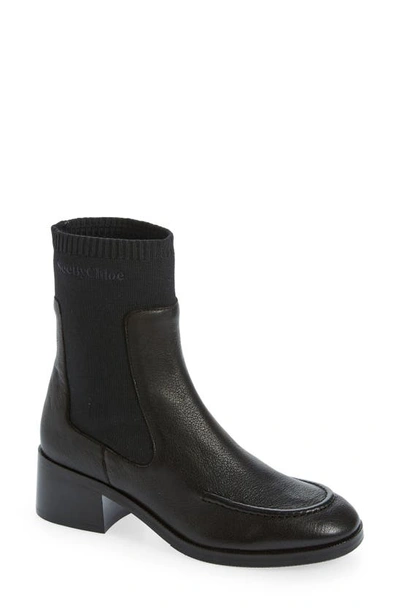 Shop See By Chloé Wendy Chelsea Boot In Black