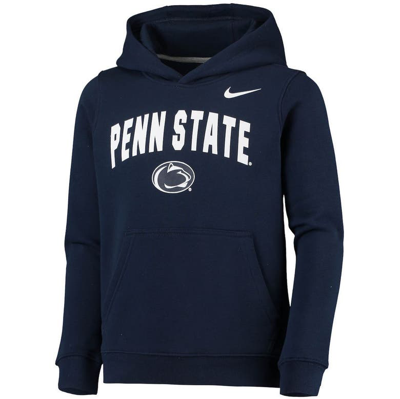 Shop Nike Youth  Navy Penn State Nittany Lions Club Fleece Pullover Hoodie
