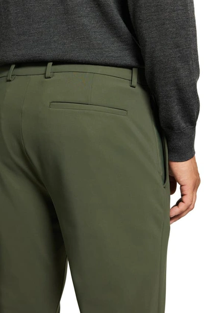 Shop Theory Zaine Precision Ponte Knit Pants In Branch Green - 0vc