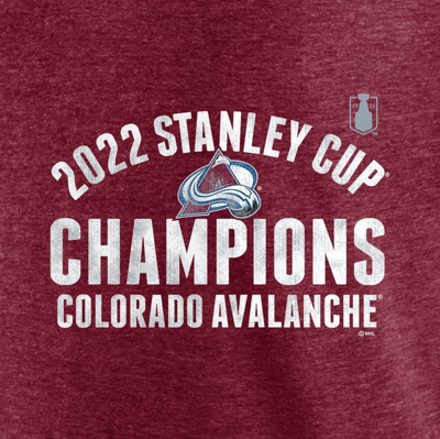 Men's Fanatics Branded Burgundy Colorado Avalanche 2022 Stanley