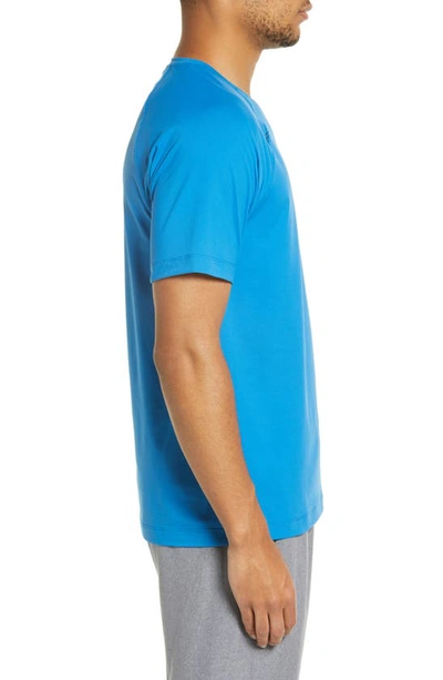 Shop Rhone Reign Short Sleeve T-shirt In Nobility Blue